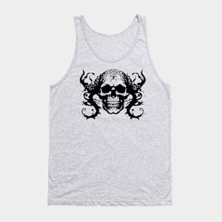 gothic skull Tank Top